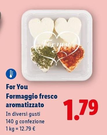For You - Formaggio Fresco Aromatizzato