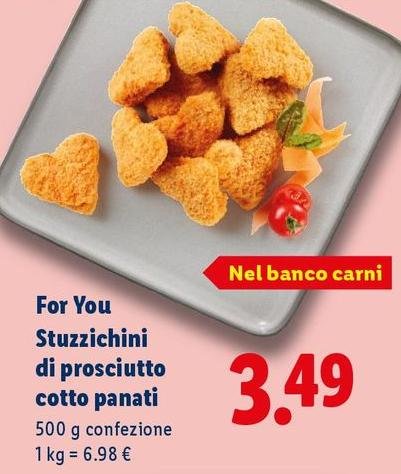 For You - Stuzzichini Di Prosciutto Cotto Panati