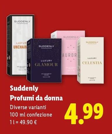 Suddenly - Profumi Da Donna