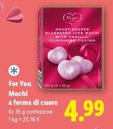 For You - Mochi A Forma Di Cuore