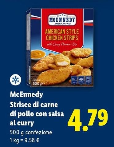Mcennedy - Strisce Di Carne Di Pollo Con Salsa Al Curry