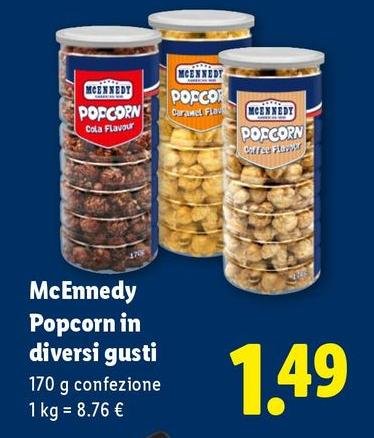 Mcennedy - Popcorn In Diversi Gusti