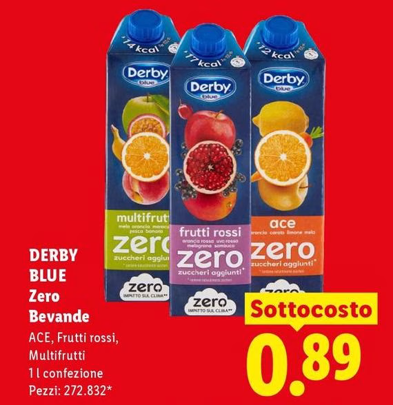 Derby - Blue Zero Bevande