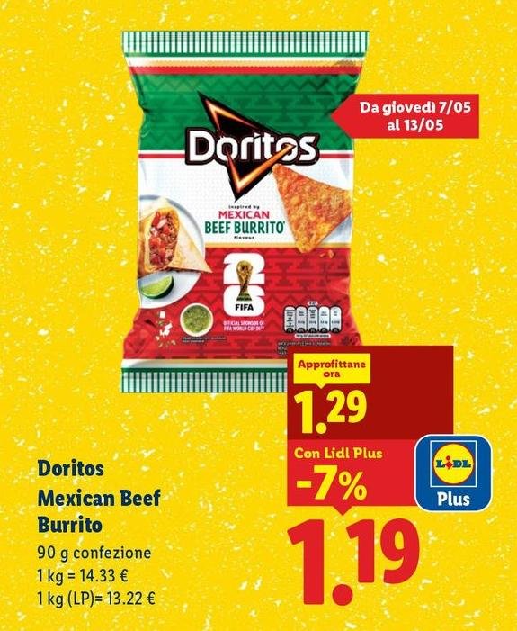 Doritos - Mexican Beef Burrito