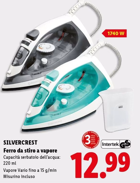 Silvercrest - Ferro Da Stiro A Vapore
