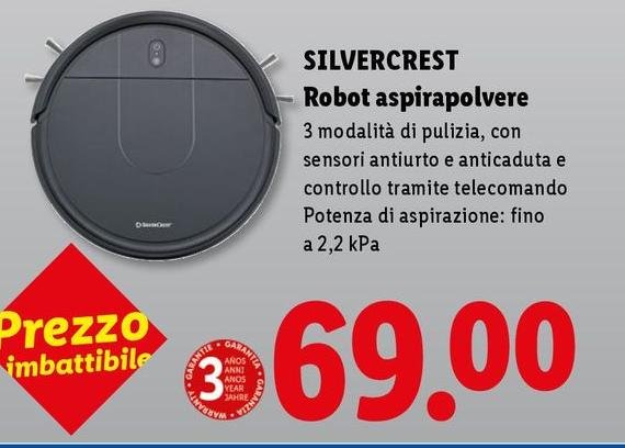 Silvercrest - Robot Aspirapolvere