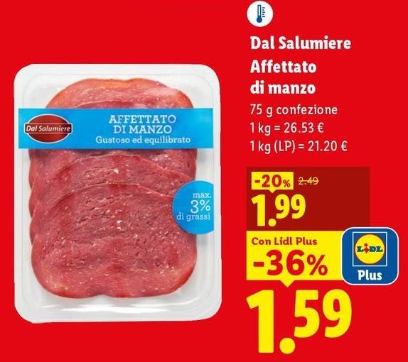 Dal Salumiere - Affettato Di Manzo