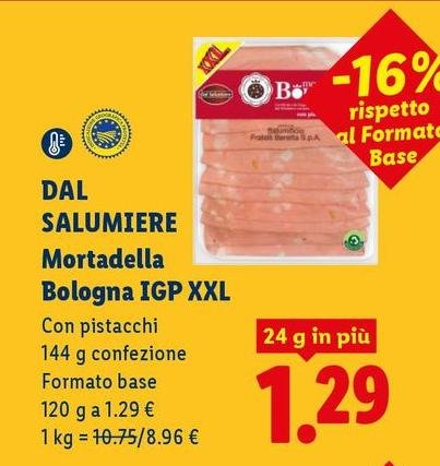 Dal Salumiere - Mortadella Bologna IGP XXL