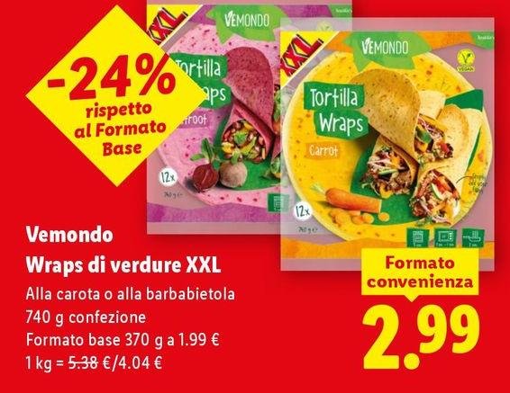 Vemondo - Wraps Di Verdure Xxl