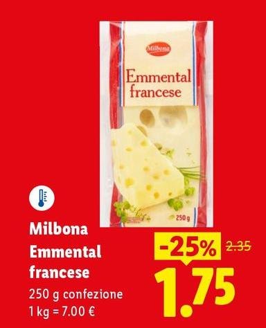 Milbona - Emmental Francese