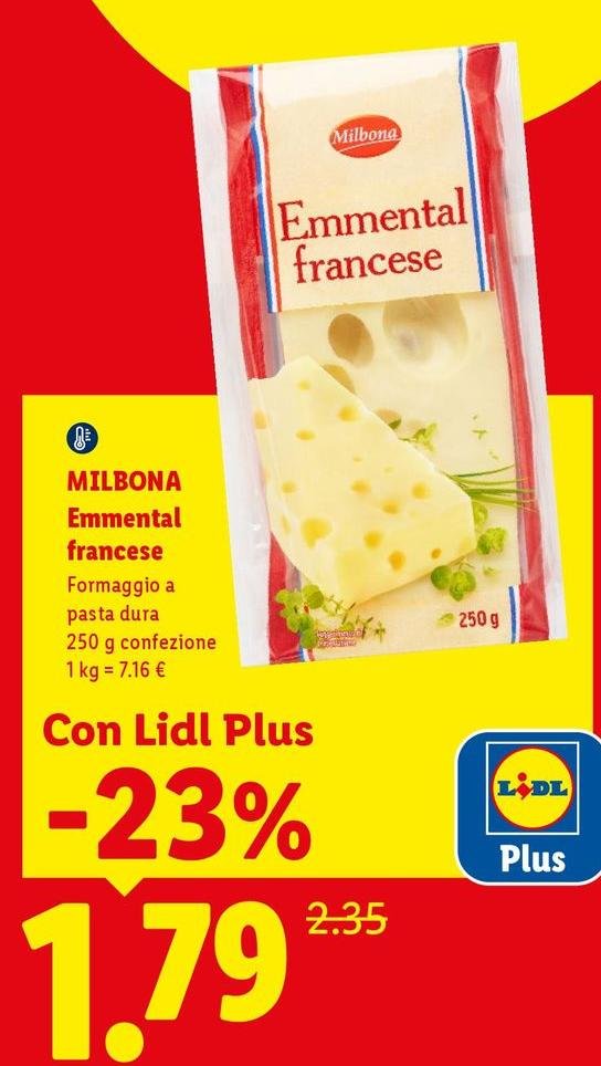 Milbona - Emmental Francese