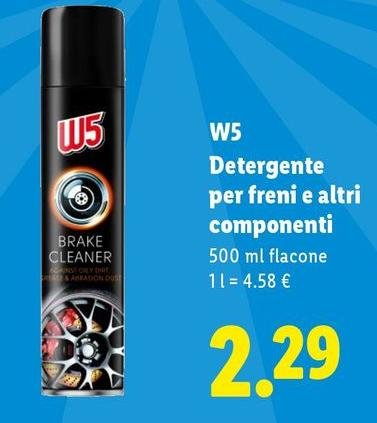 W5 - Detergente Per Freni E Altri Componenti