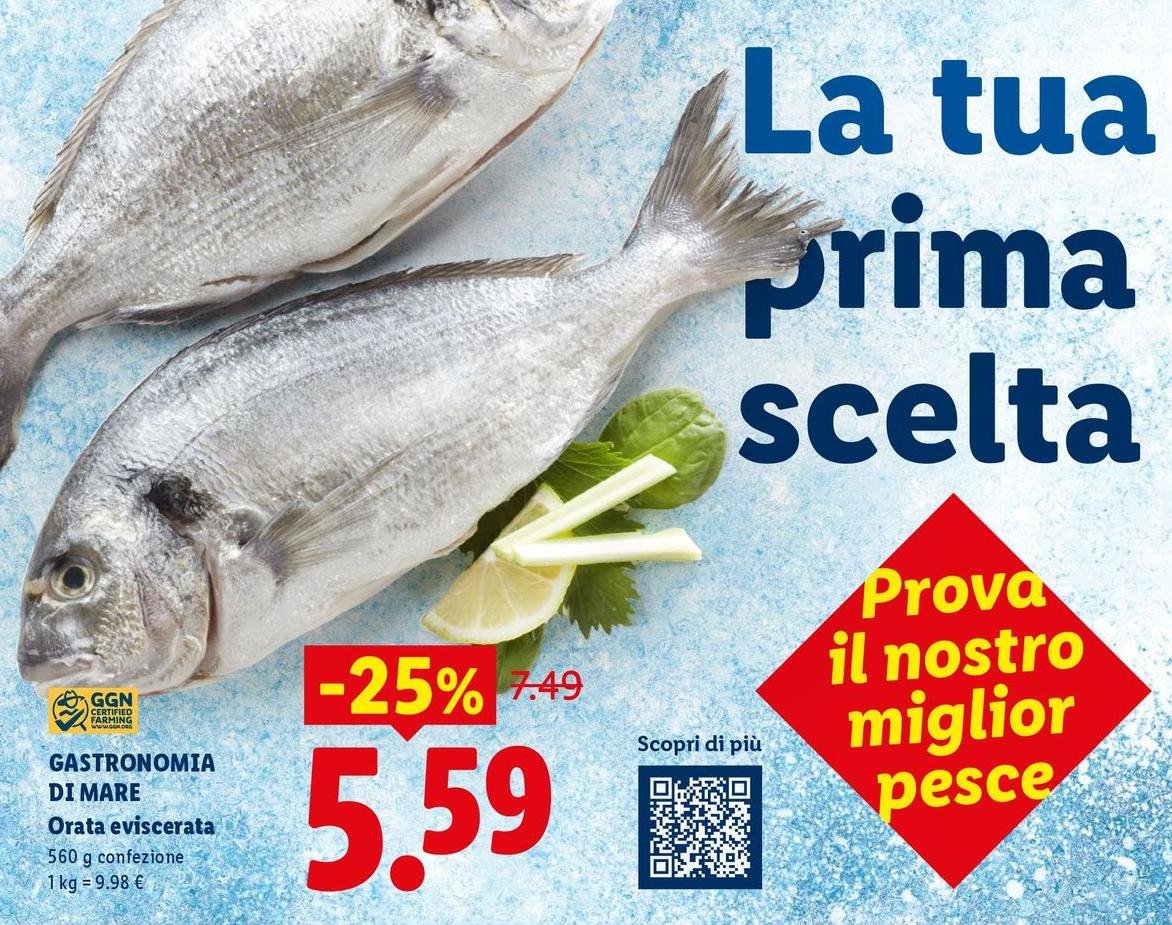 Gastronomia Di Mare Orata Eviscerata