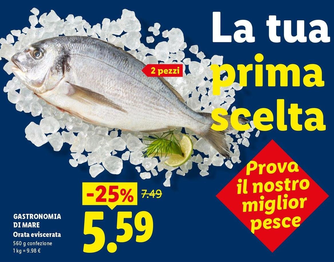 Gastronomia Di Mare - Orata Eviscerata