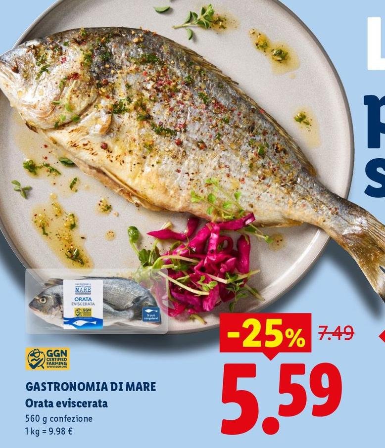 Gastronomia Di Mare - Orata Eviscerata