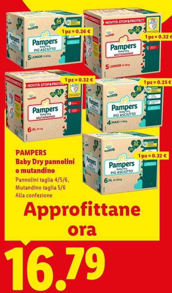 Pampers - Baby Dry Pannolini O Mutandino