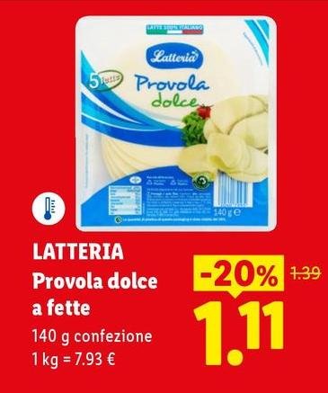 Latteria - Provola Dolce A Fette