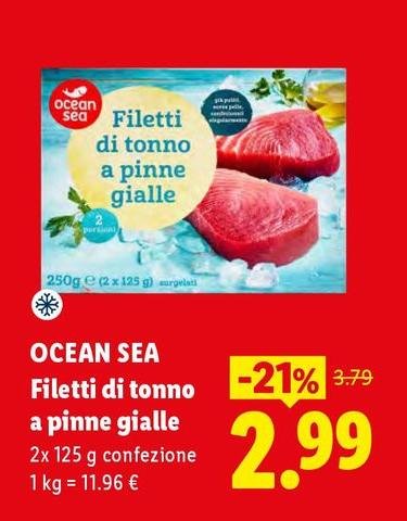 Ocean Sea - Filetti Di Tonno A Pinne Gialle