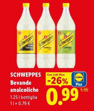 Schweppes - Bevande Analcoliche