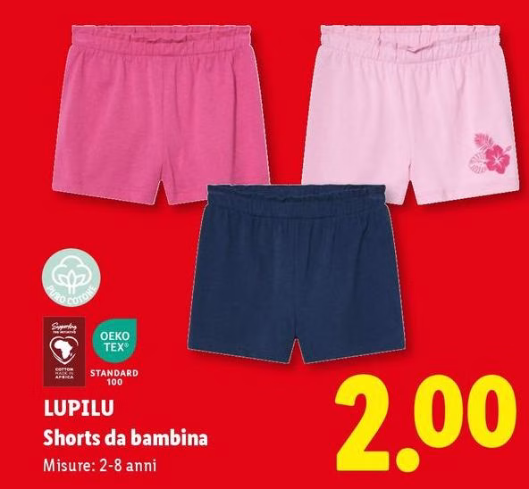 Lupilu - Shorts Da Bambina