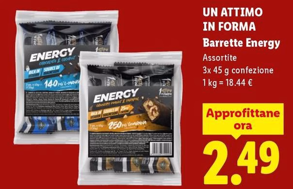 1 Attimo In Forma - Barrette Energy