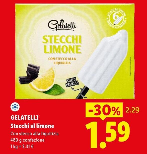 Gelatelli - Stecchi Al Limone