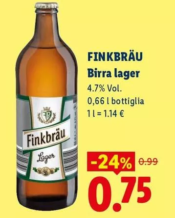 Finkbrau - Birra Lager