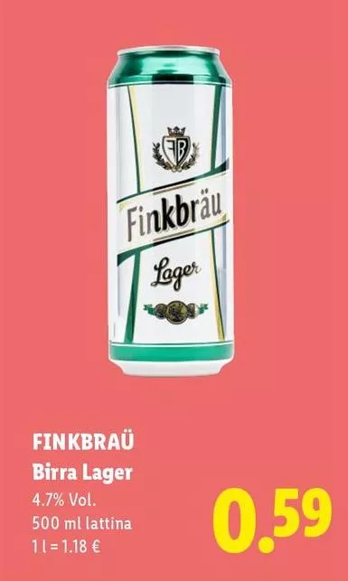 Finkbrau - Birra Lager