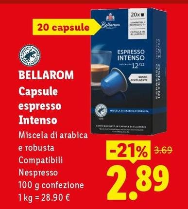 Bellarom - Capsule Espresso Intenso