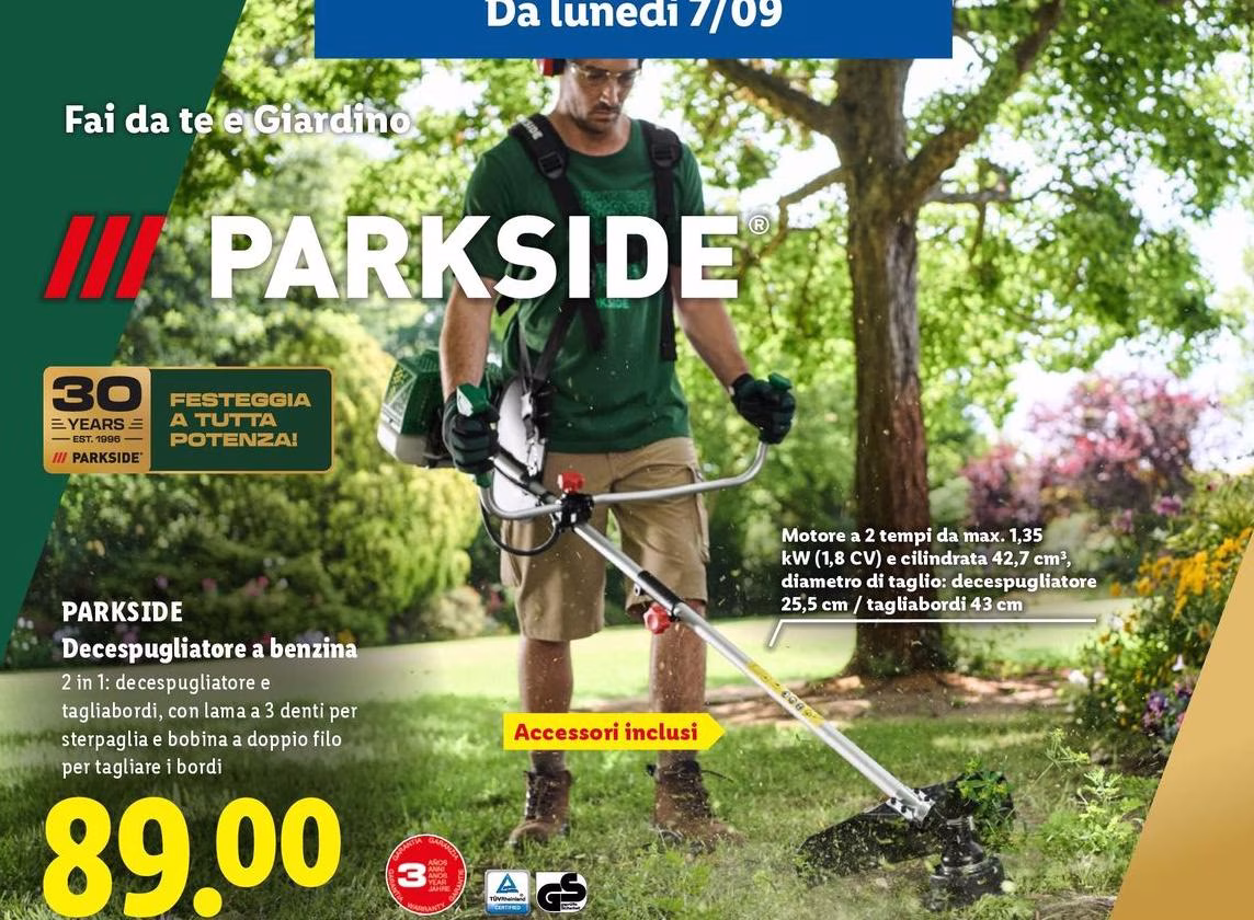 Parkside - Decespugliatore A Benzina
