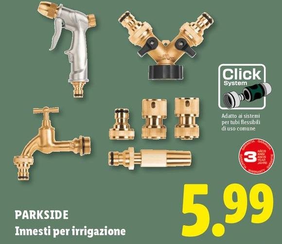 Parkside - Innesti Per Irrigazione