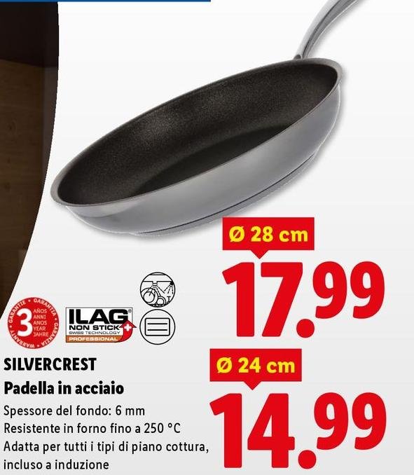 Silvercrest - Padella In Acciaio