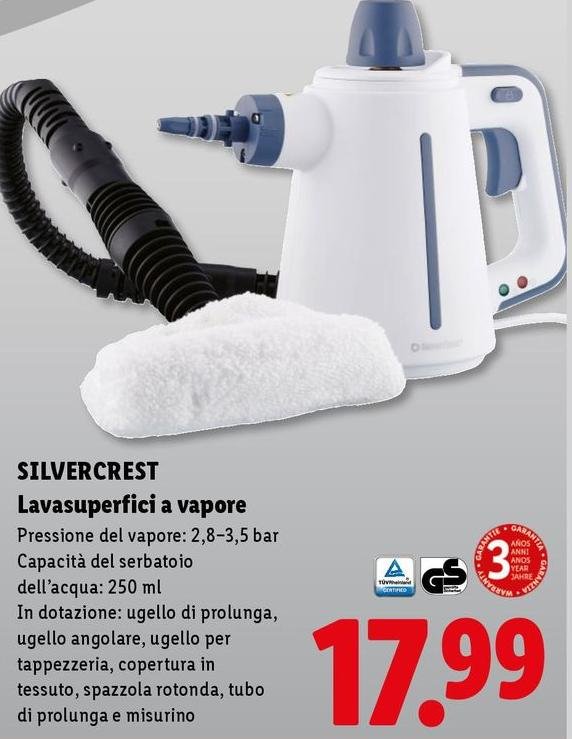 Silvercrest - Lavasuperfici A Vapore