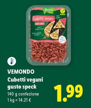 Vemondo - Cubetti Vegani Gusto Speck