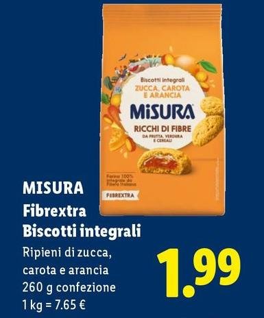 Misura - Fibrextra Biscotti Integrali