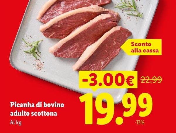 Picanha Di Bovino Adulto Scottona