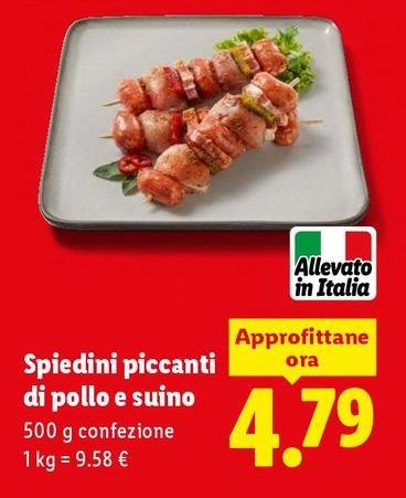 Spiedini Piccanti Di Pollo E Suino