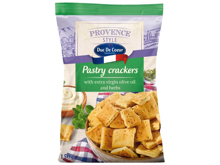 Crackers salati in stile provenzale