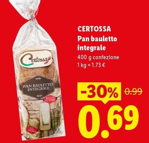 Certossa - Pan Bauletto Integrale