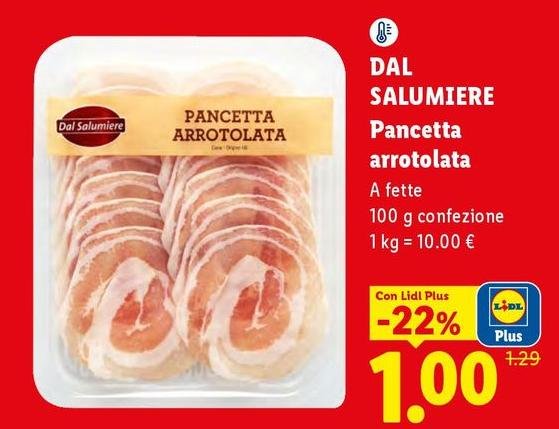 Dal salumiere - Pancetta Arrotolata