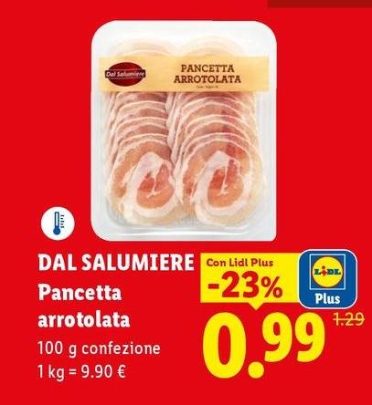 Dal salumiere - Pancetta Arrotolata