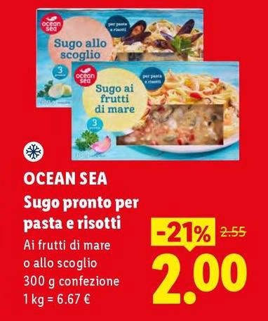 Ocean sea - Sugo Pronto Per Pasta E Risotti