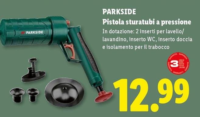 Parkside - Pistola Sturatubi A Pressione