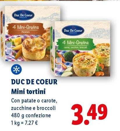 Duc de coeur - Mini Tortini