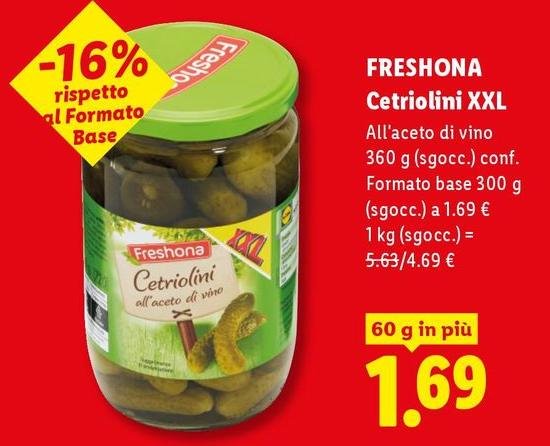 Freshona - Cetriolini XXL