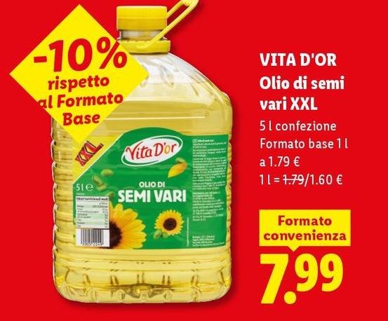 Vita D'or - Olio Di Semi XXL