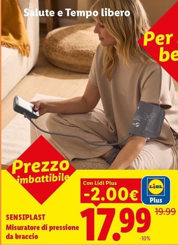Sensiplast - Misuratore Di Pressione Da Braccio