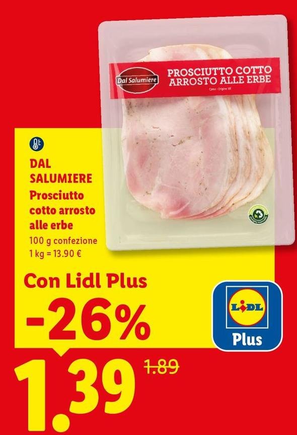 Dal Salumiere - Prosciutto Cotto Arrosto Alle Erbe
