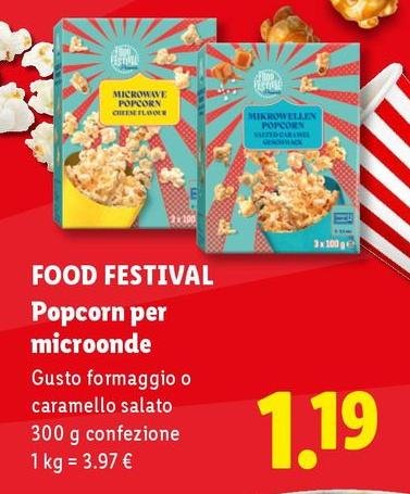 Food Festival - Popcorn Per Microonde