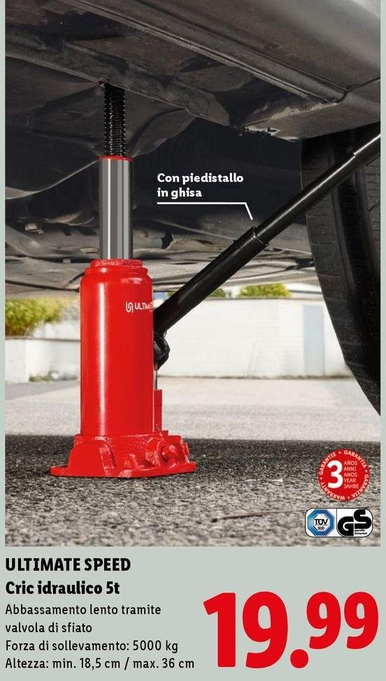 Ultimate Speed - Cric Idraulico 5t